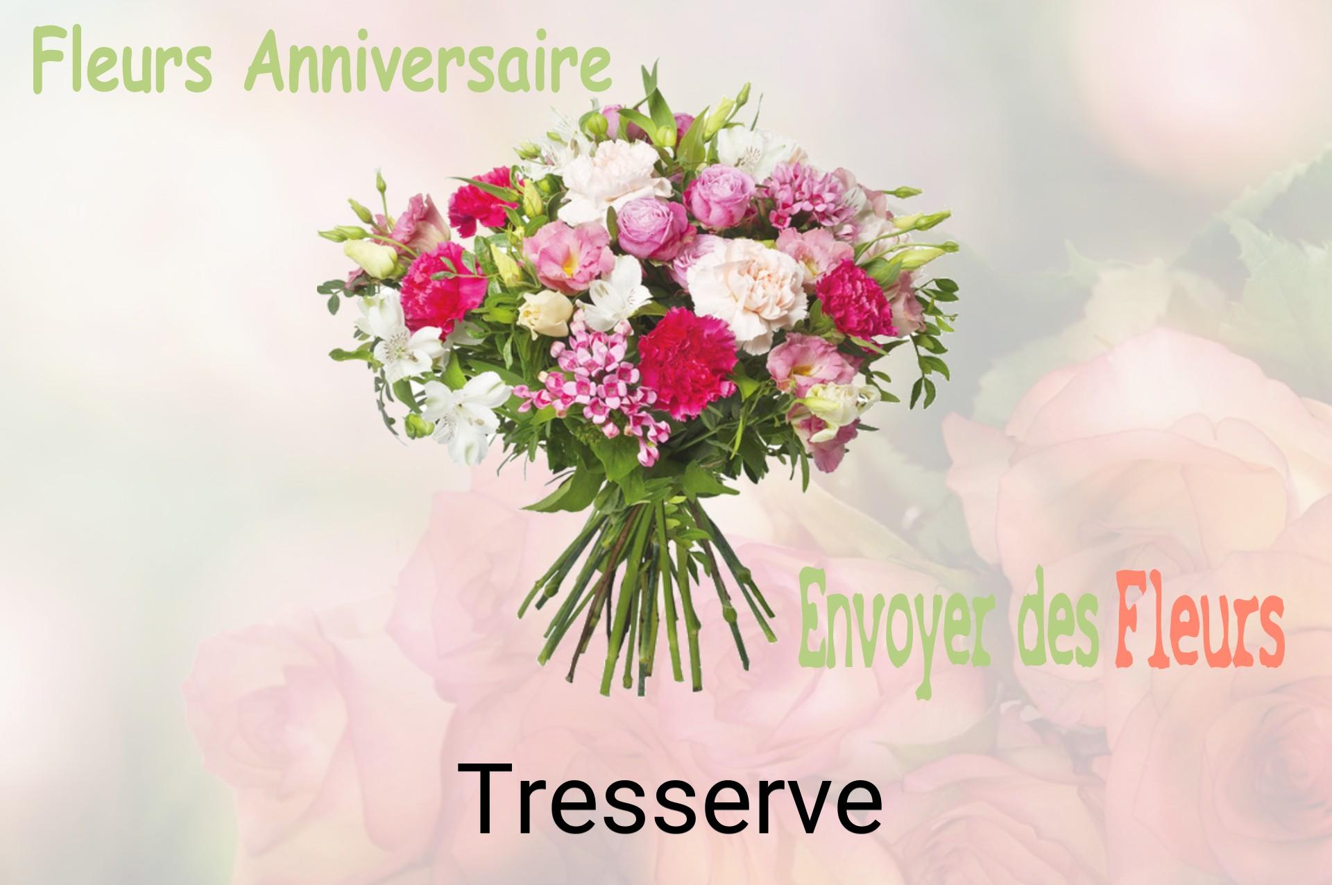 Bouquet de fleurs d’anniversaire livré à Tresserve