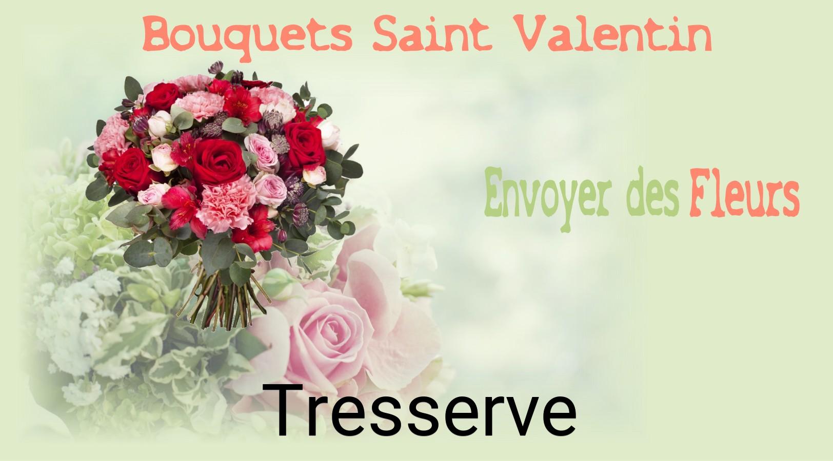 Roses de Saint-Valentin livrées à Tresserve